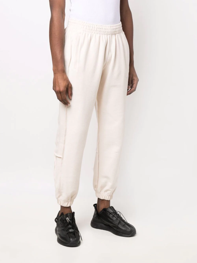 Shop Adidas Originals Loopback Tapered Track Pants In Nude