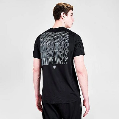 Shop Adidas Team Men's Adidas Minnesota United Fc Club Short-sleeve T-shirt In Black
