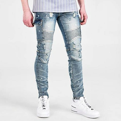mikrobølgeovn Tale median Supply And Demand Men's Resort Denim Jeans In Light Blue Denim | ModeSens