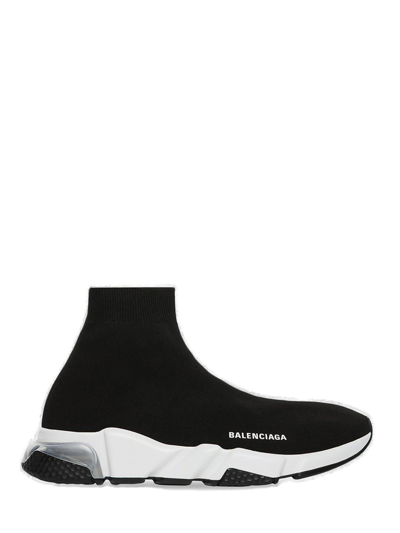 Shop Balenciaga Speed Sock Sneakers In Black