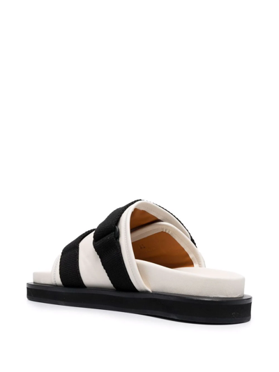 Shop Ambush Padded Slip-on Sandals In White