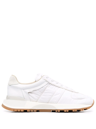 Shop Maison Margiela 50-50 Low-top Sneakers In White