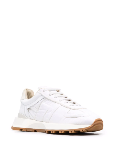 Shop Maison Margiela 50-50 Low-top Sneakers In White