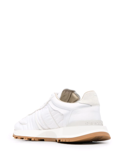 Shop Maison Margiela 50-50 Low-top Sneakers In White