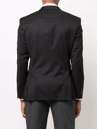 Hugo Boss Boss Single-breasted Two-button Jacket In Black