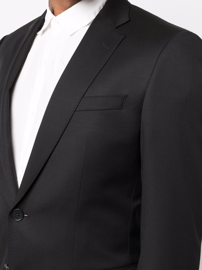 Hugo Boss Boss Single-breasted Two-button Jacket In Black