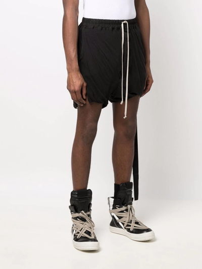 Shop Rick Owens Drkshdw Phleg Doubled Boxer Shorts In Black