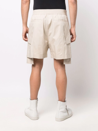 Shop Alyx Layered Straight Bermuda Shorts In Neutrals