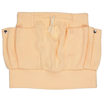 Shop Kenzo Ladies Side-pockets Mini Skirt In Orange