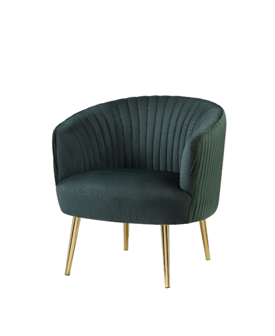 Shop Acme Furniture Sigurd Accent Chair In Green