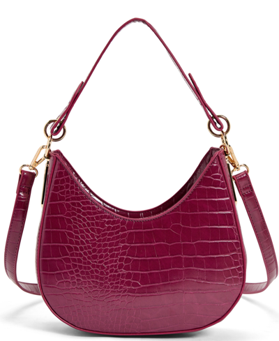 Shop Like Dreams Women's Diana Crescent Shoulder Bag In Red