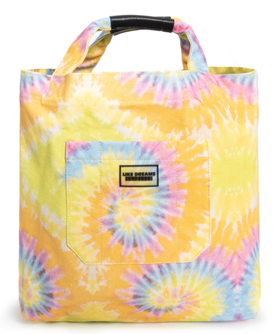 Shop Like Dreams Women's Tiedye Surge Canvas Tote Bag In Rainbow