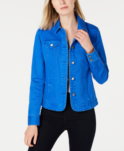 Charter club hotsell petite denim jacket