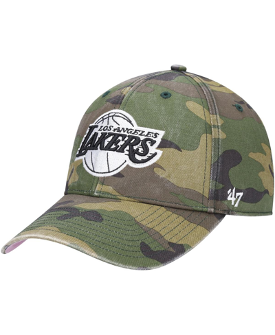 Shop 47 Brand Men's '47 Camo Los Angeles Lakers Legend Mvp Snapback Hat