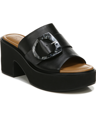 Shop Naturalizer Clara Mule Sandals Women's Shoes In Black Leather