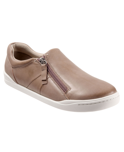 Shop Softwalk Women's Alexandria Loafer Women's Shoes In Taupe Nubuck Leather