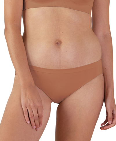 Shop Bravado Designs Women's Mid Rise Seamless Panty In Cinnamon