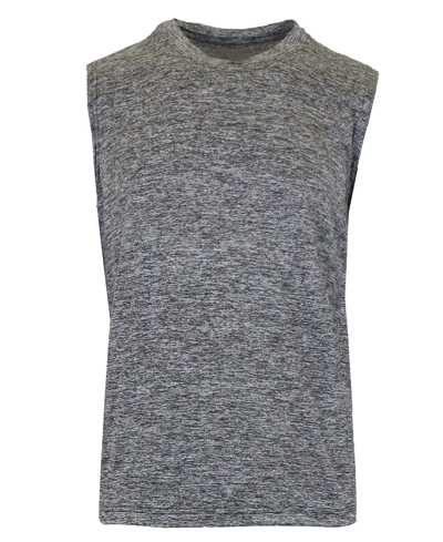 Shop Galaxy By Harvic Men's Performance Muscle T-shirt In Gray