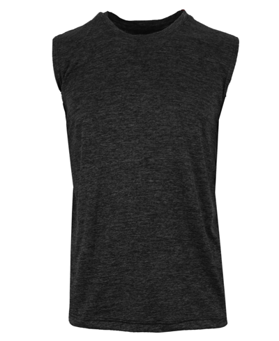 Shop Galaxy By Harvic Men's Performance Muscle T-shirt In Black