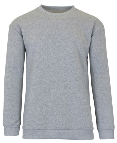 Galaxy By Harvic Men's Pullover Sweater In Heather Gray