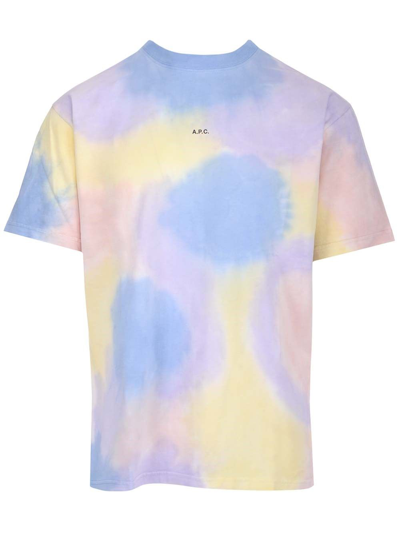 Shop Apc A.p.c. Men's Multicolor Cotton T-shirt