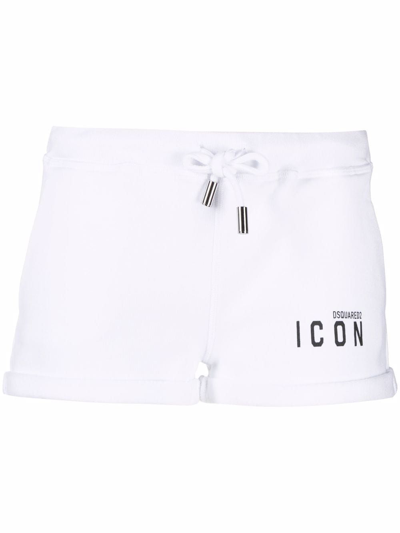 Shop Dsquared2 Women's White Cotton Shorts