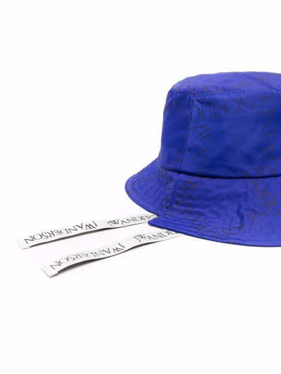 Shop Jw Anderson J.w. Anderson Men's Blue Polyester Hat