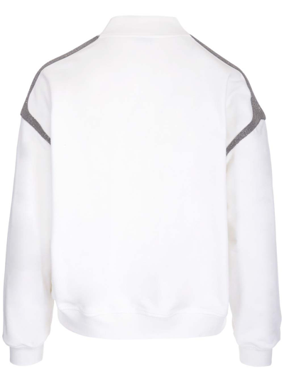 Shop Brunello Cucinelli Women's White Other Materials Sweatshirt