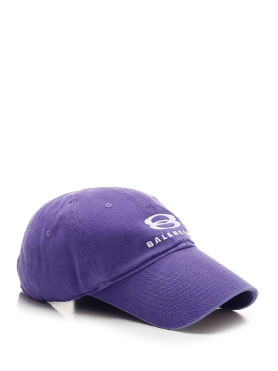 Shop Balenciaga Women's Purple Other Materials Hat