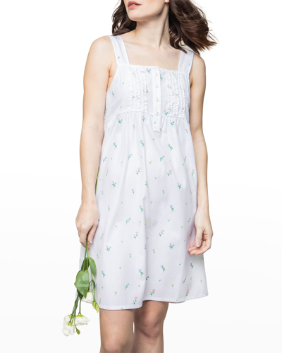 Shop Petite Plume Charlotte Tulips Nightgown In White