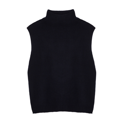 Shop Lisa Yang Tovy Navy Cashmere Vest