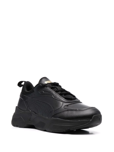 Shop Puma Cassia Low-top Sneakers In Black