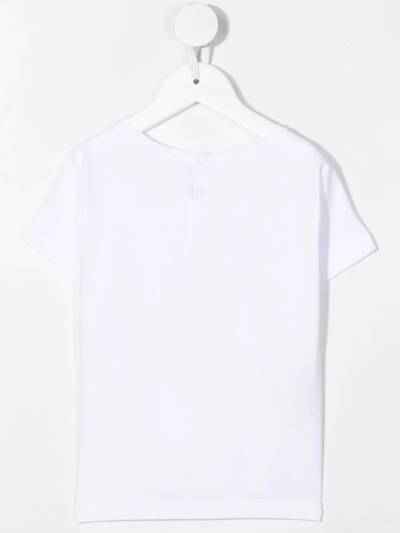 Shop Il Gufo Graphic-print Short-sleeved T-shirt In White