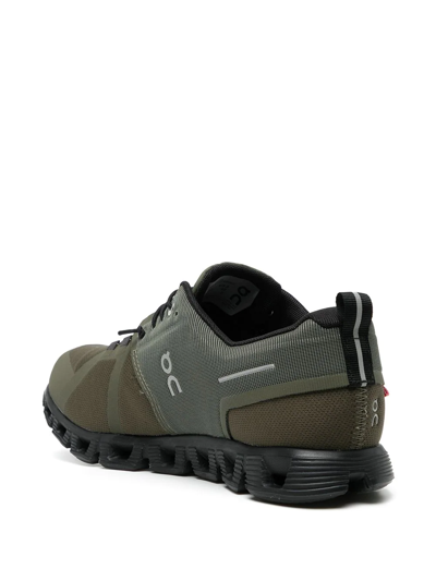 On Running Cloud 5 Waterproof Low-top Sneakers In Green