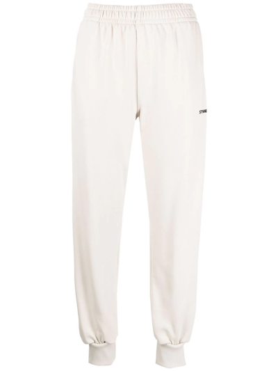 Shop Styland Logo-print Track Pants In Neutrals