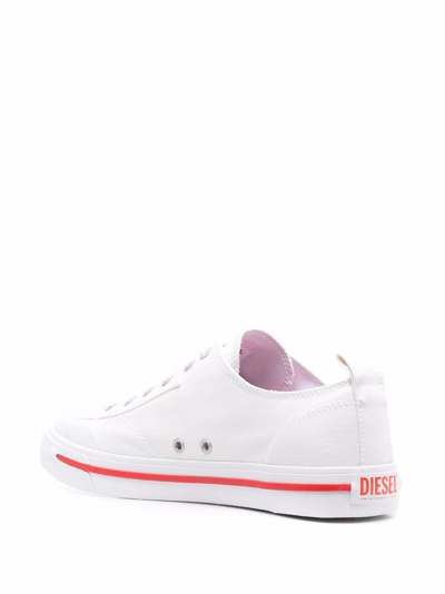 Shop Diesel A-athos Sneakers In White