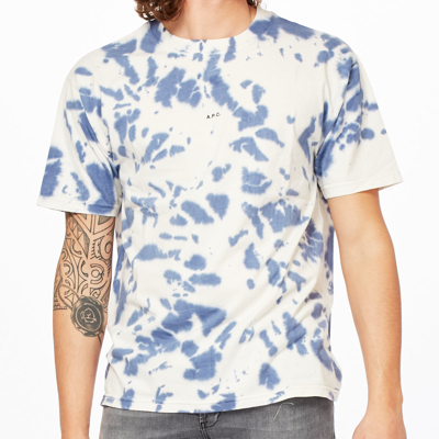 Shop Apc A.p.c. Men's Mm T Shirt In Indaco