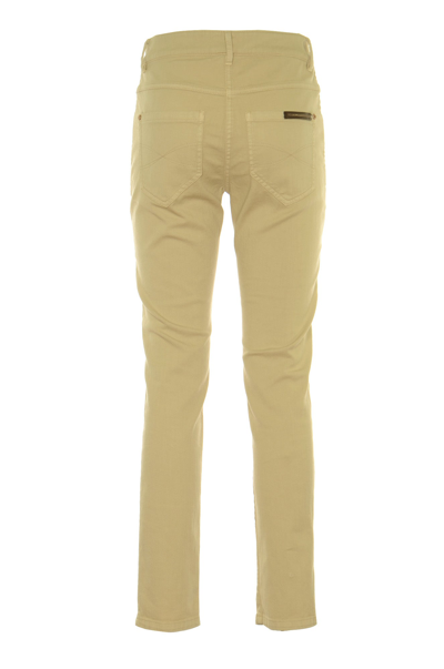 Shop Brunello Cucinelli Trousers In Bleached Sand