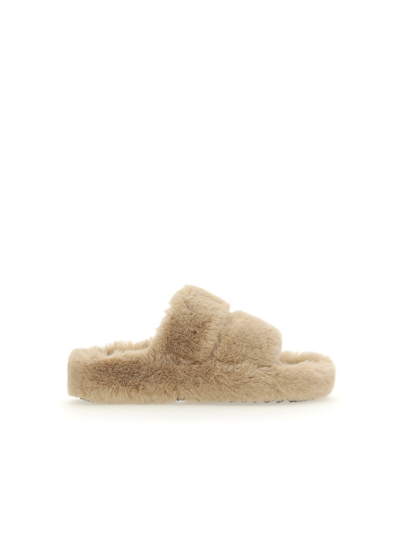 Shop Stand Studio Sandals In Taupe