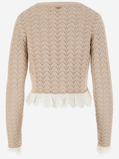 Shop Jw Anderson J.w. Anderson Sweaters In Beige Off White