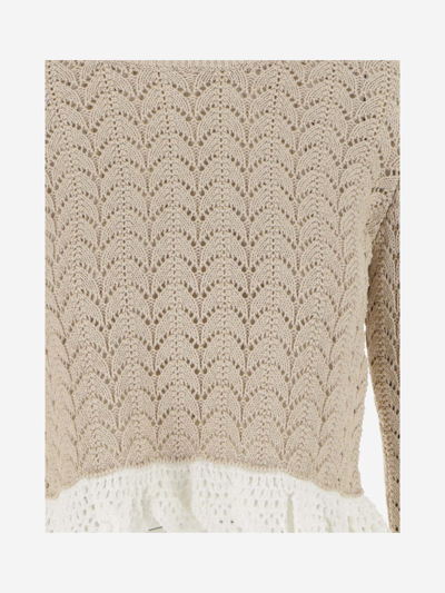 Shop Jw Anderson J.w. Anderson Sweaters In Beige Off White