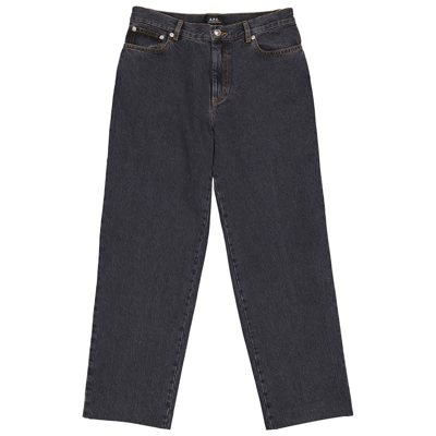 Apc A.p.c. Ladies New Sailor High-rise Cropped Jeans In Black