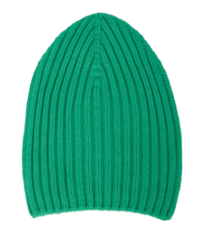 Shop Barrie Ribbed-knit Cashmere Beanie In 349