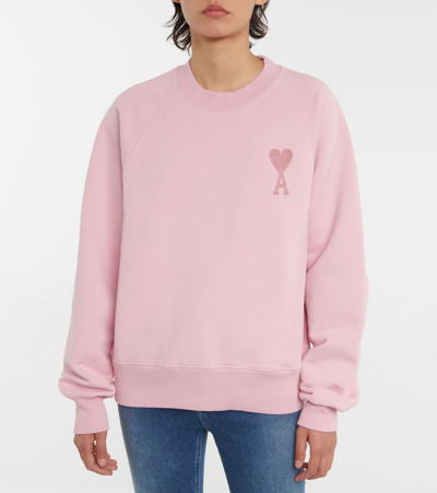 Ami pink online sweatshirt