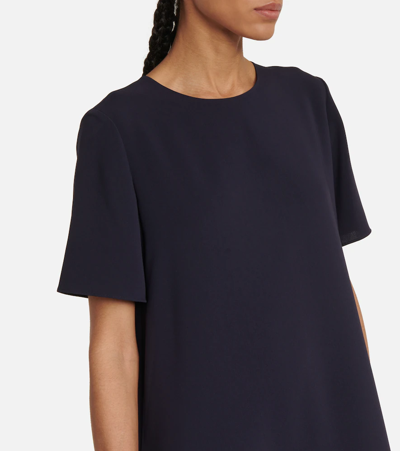 The Row Row Maxi Gress Robi Black In Navy