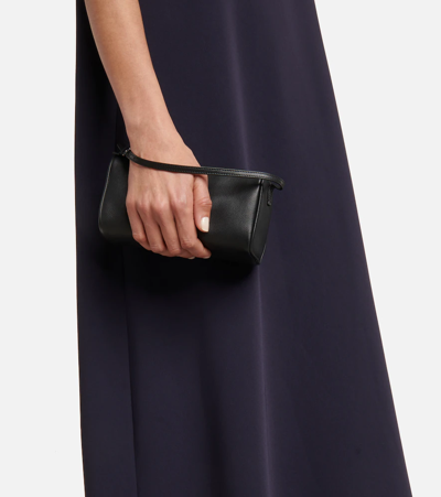 The Row Row Maxi Gress Robi Black In Navy