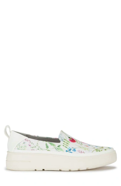Baretraps Women's Nevin Slip-on Sneaker Women's Shoes In White Multi Flower Canvas