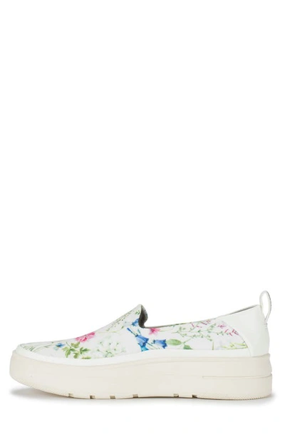 Baretraps Women's Nevin Slip-on Sneaker Women's Shoes In White Multi Flower Canvas