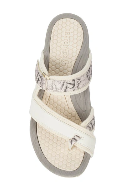 Baretraps Deserae Women's Slide Sandal Women's Shoes In Cream Snake