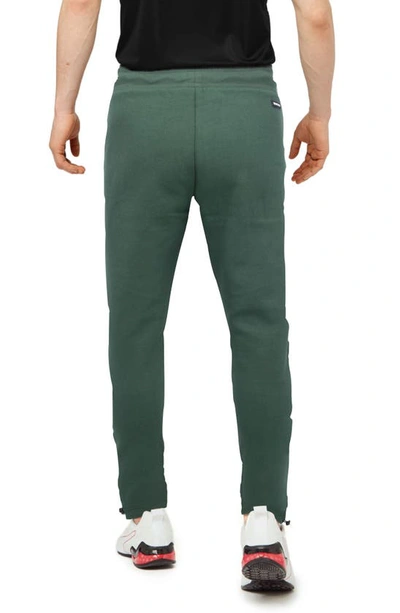 X-ray Zip Pocket Fleece Joggers In Forest Green